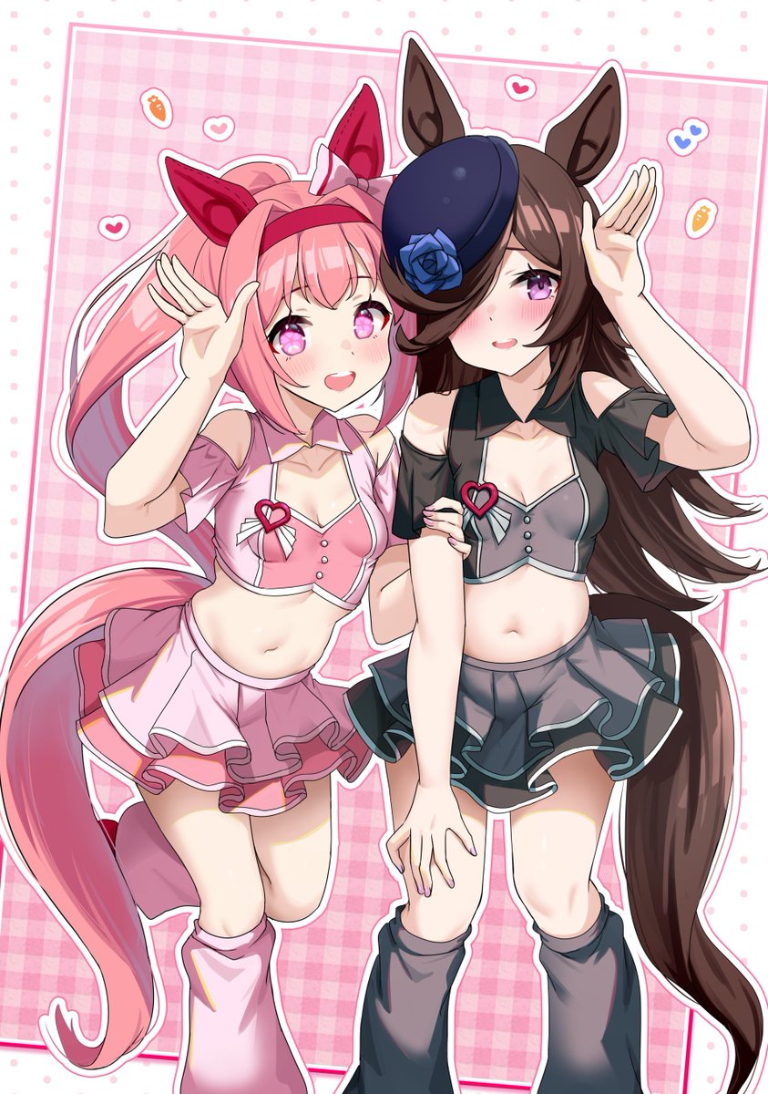 繋がってる元のイラストはこちらになります🌸🍚 