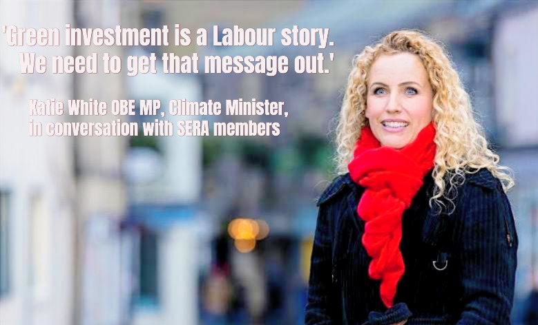 serauk's tweet photo. Climate Minister, Katie White OBE MP, shared with SERA members her insights from COP30 and her first 100 days in post. https://t.co/r6A8nrGATF