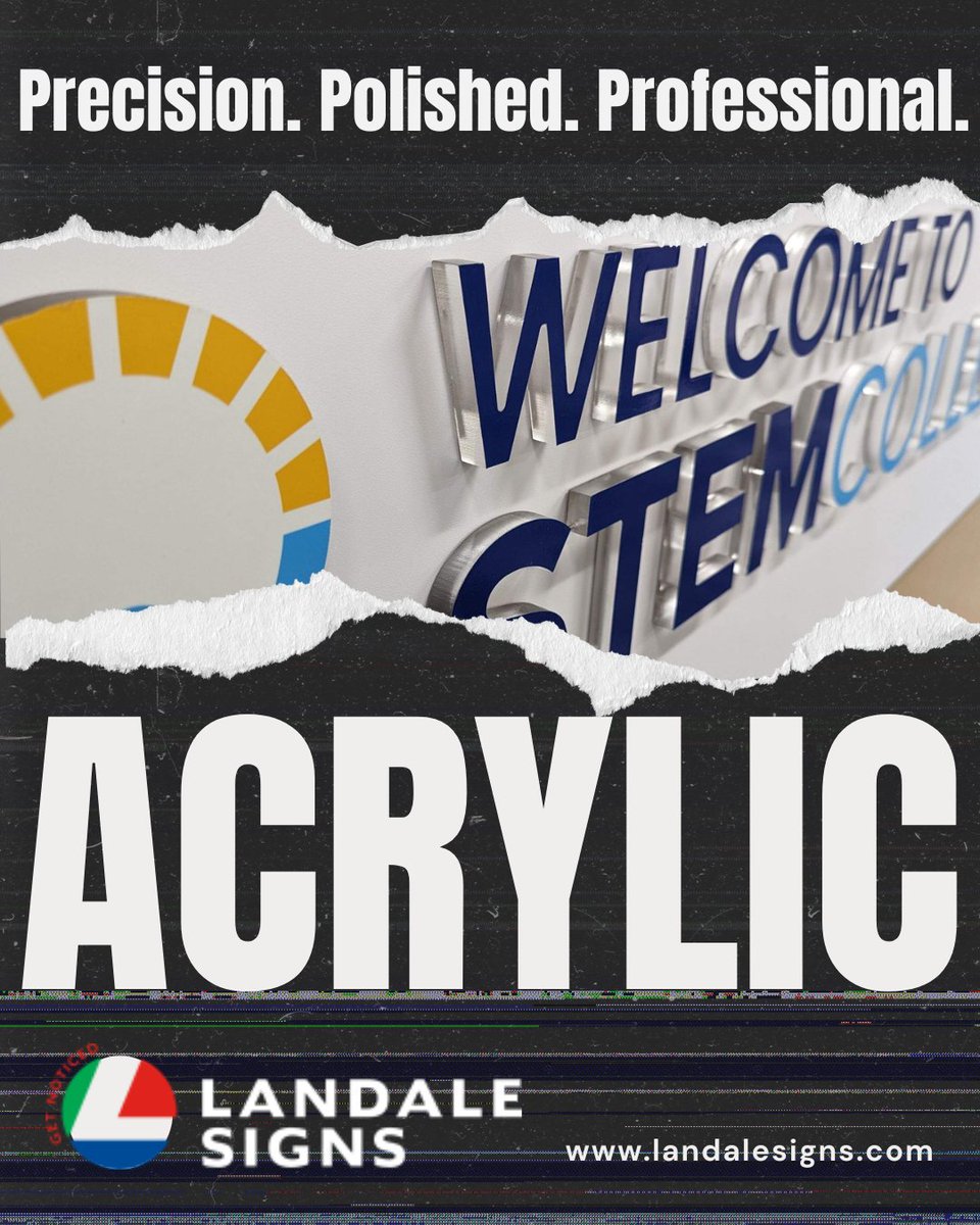 Acrylic letters are all about precision, polish, and a professional finish that stands out.

From brand walls to interior wayfinding, this material delivers sharp detail and lasting impact.

If you can imagine it, we can build it.

#Signage #AcrylicSigns #Fabrication #YEG