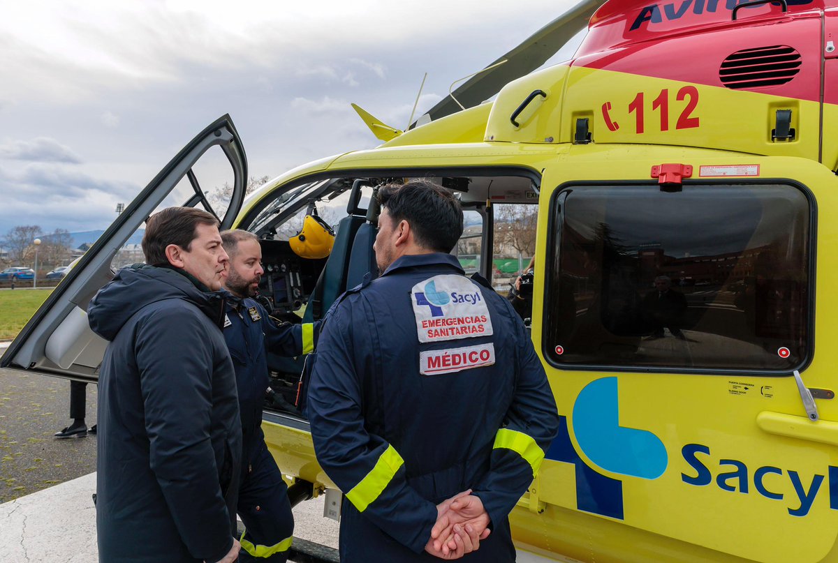 Invertimos más de 95 M€ en emergencias sanitarias: 10 helicópteros medicalizados, 14 nuevas ambulancias urgentes y más de 700 ambulancias en total, con más de 1.600 profesionales. Más medios, más capacidad y más seguridad. El Gobierno de #CyL cumple.
comunicacion.jcyl.es/web/jcyl/Comun…