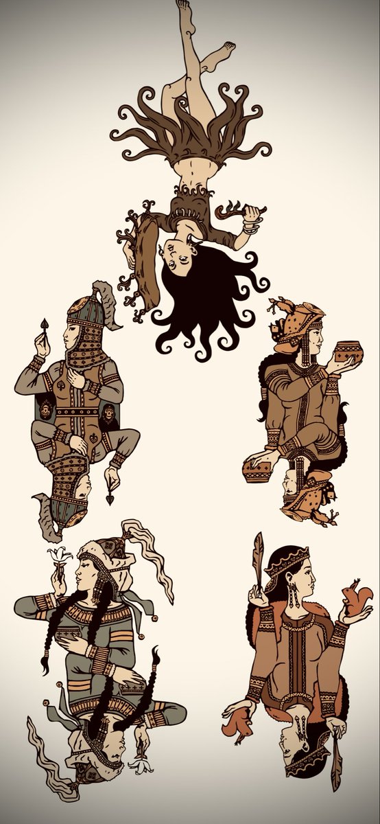sakhacomics's tweet photo. Мы наконец готовы показать то, что рождалось из любви к культуре и искусству. Это авторские игральные карты в якутском стиле.
Если тебе откликается эстетика, культура и вещи с характером — напиши мне в https://t.co/DqXrEuiilC https://t.co/qhIFfuuRs7