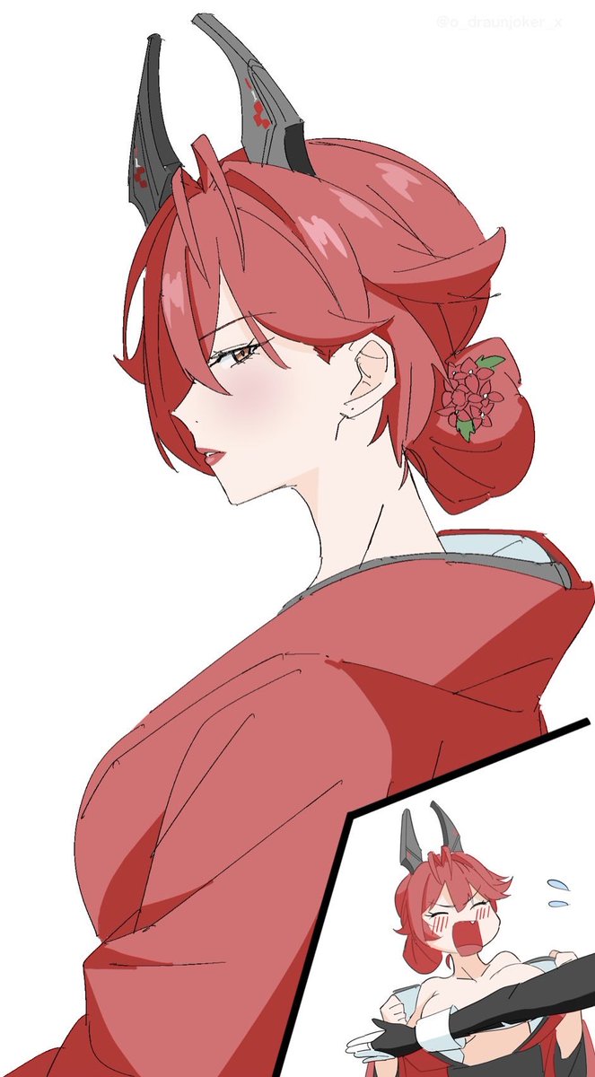 OX96__'s tweet photo. 振袖レッドフード🧣
#NIKKE  #NIKKEfanart https://t.co/ag60YchhqP