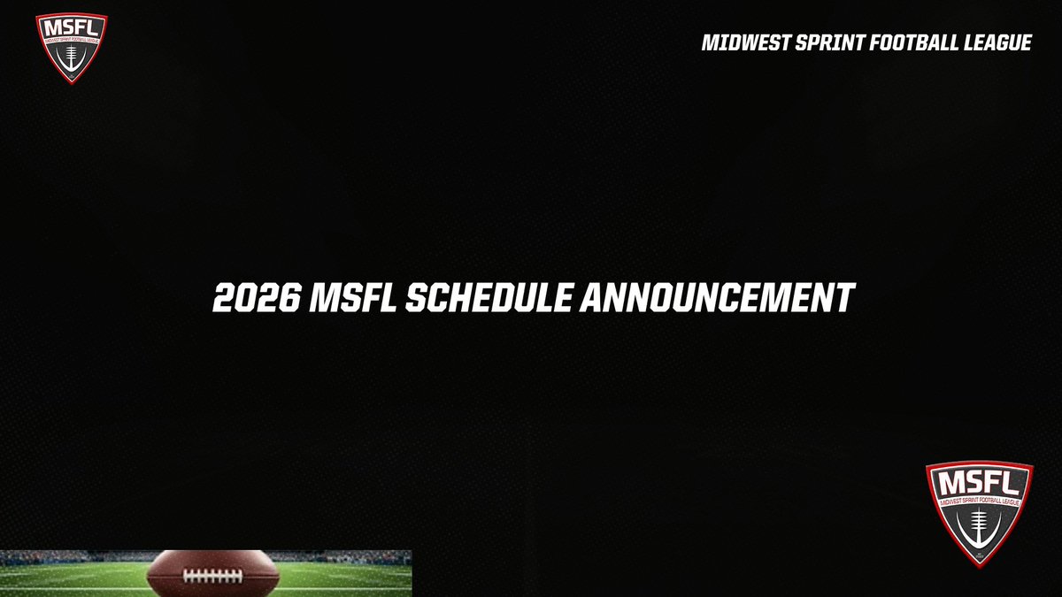 Midwest Sprint Football League tweet media