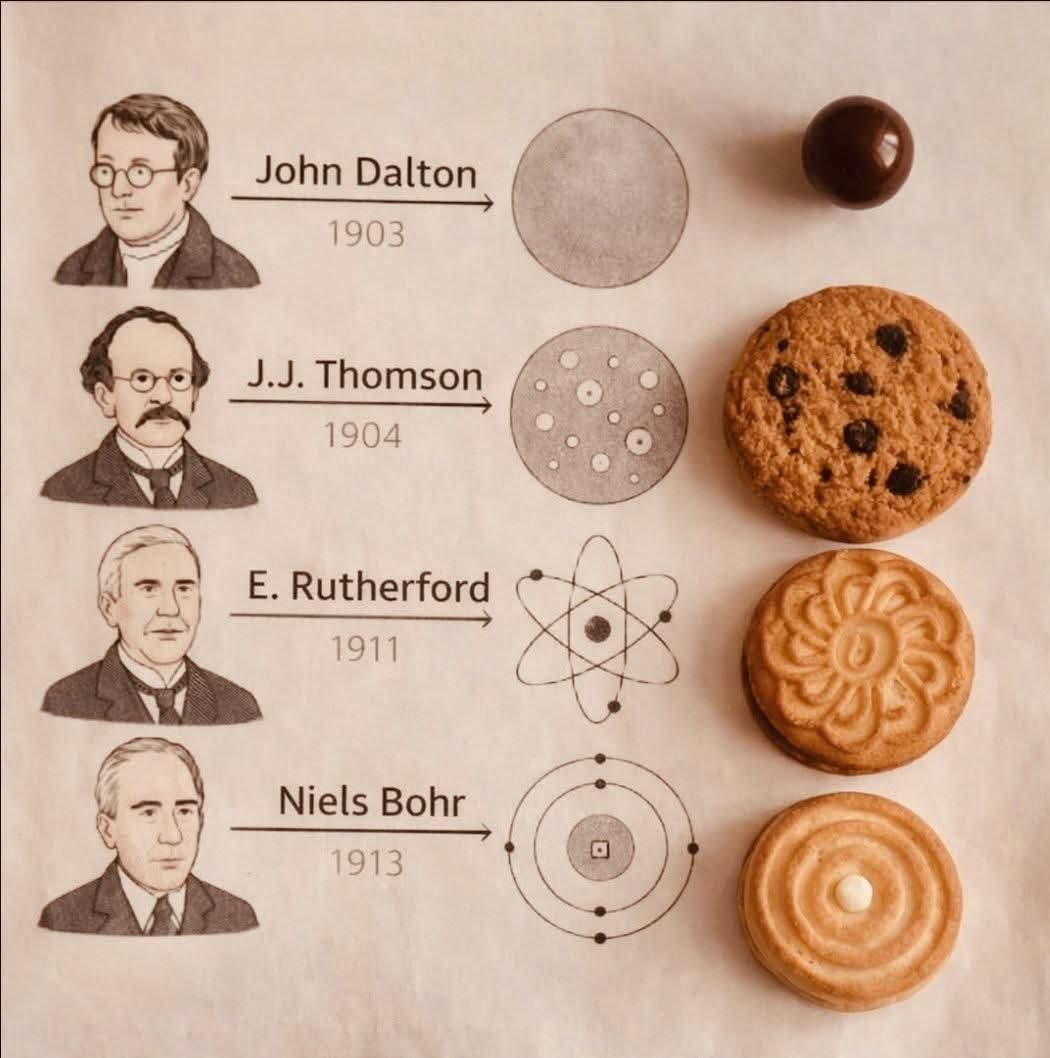 PhilosophyOfPhy's tweet photo. The historical evolution of atomic theory; https://t.co/M7ZrA88q3e