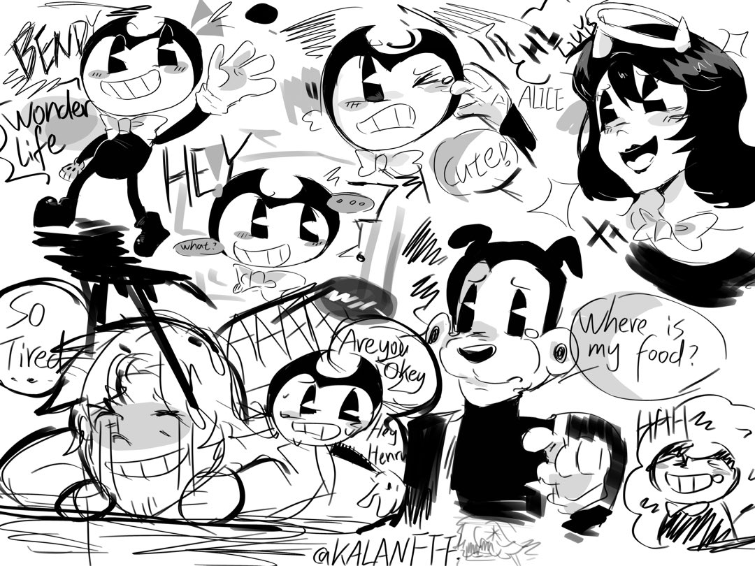 KalanFFF's tweet photo. Draw lately
#BENDY #aliceangle https://t.co/Ndw73HYrpP