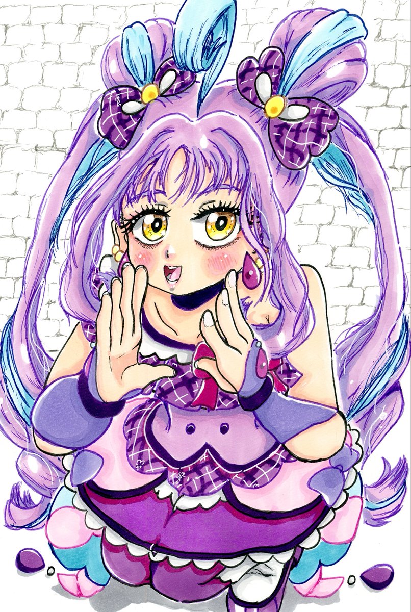 「結局、今日イラストうpできなかったんで過去絵でお茶を濁します #キュアキュンキュ」|あらんぷのイラスト