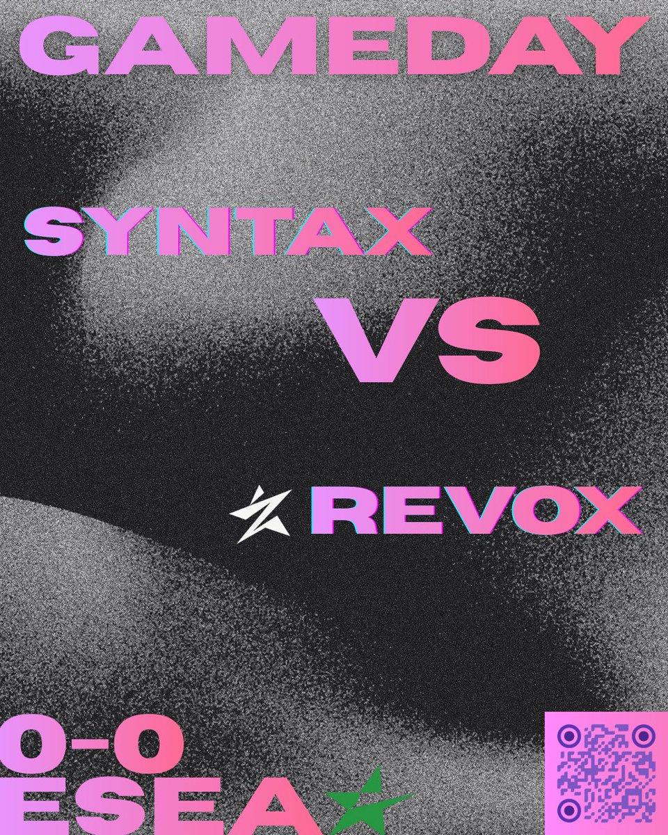 Teamsyntax13152's tweet photo. FIRST ESEA GAMEDAY!!

🆚Revox
📺https://t.co/lPrnxwFrt9
⏰19.30 GMT/20.30 CET https://t.co/cz30tysxjW