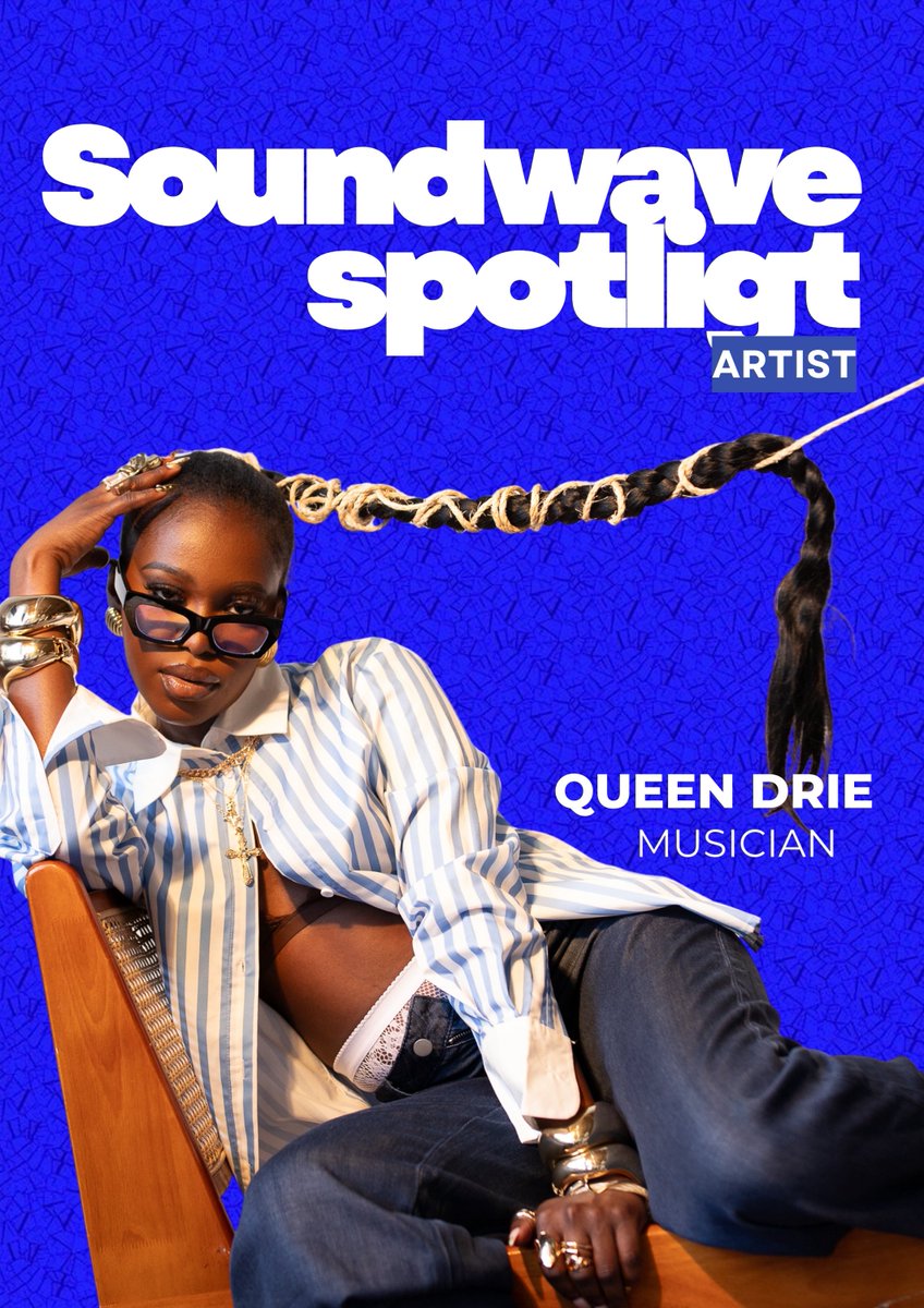 soundwavespot's tweet photo. 🚨@queendrie is the kind of artist the industry discovers late and regrets not finding sooner.

Chicago. Ghana. Afrofusion. Hip-Hop. Soul.
300K+ streams. Award winner. Global sound.

This week’s #SoundwaveSpotlight 🏆

#QueenDrie #NewMusic #EmergingArtists https://t.co/GiUnD8MUhr