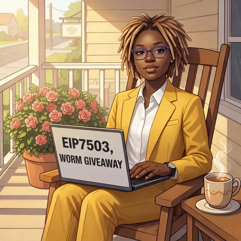 finelady_p's tweet photo. 3   @EIP7503 WL SPOTS GIVEAWAY

🪱🪱

• 2 GTD | 1  FCFS
• Follow @EIP7503 &amp; @finelady_p 
• Say gWorm + drop your EVM wallet address

⏰ Winners announced in 6–7 hours.

Good luck, gWorm 🫡 https://t.co/XJPgSNL5p0