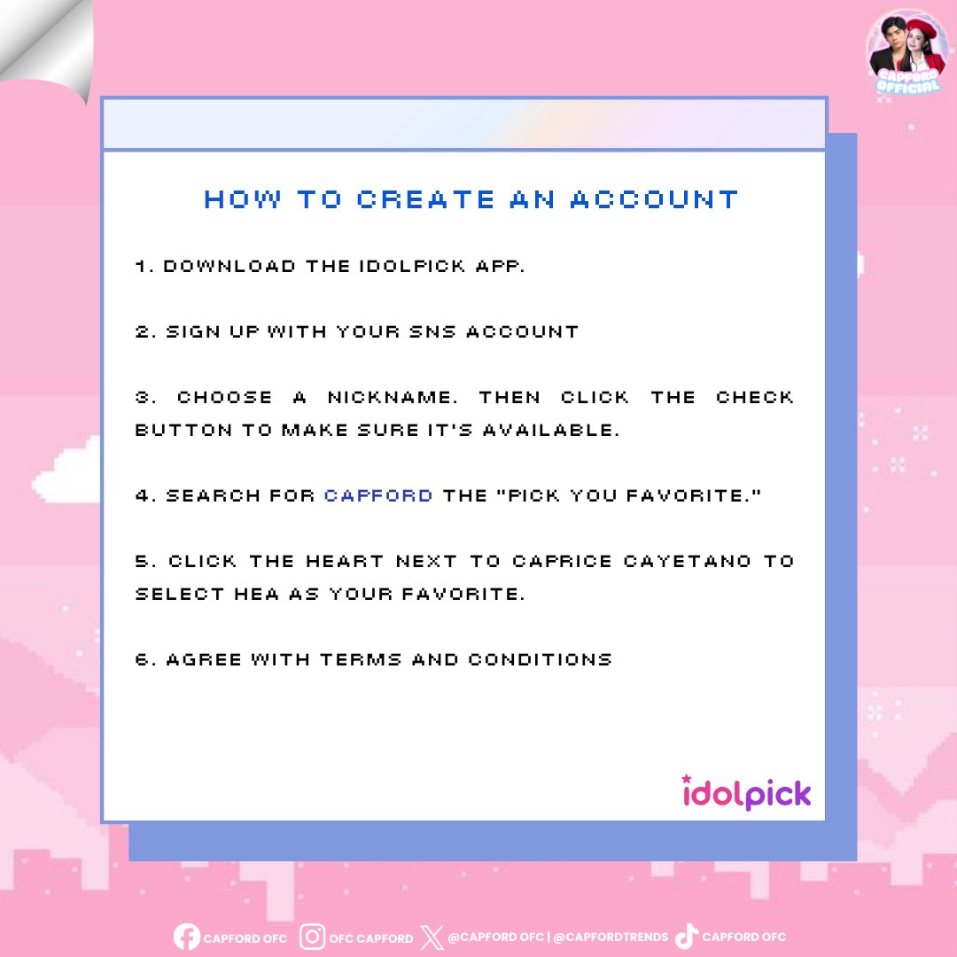 CapFordVT's tweet image. 📢Eclipce, this is what we’ve been waiting for!

CapFord is officially nominated on Idol Pick 
Let’s show up, and give our full support to our mains. Every single vote matters.🩷🩵

🗳️ How to vote:
Just follow the steps in the photo and make sure your vote goes through.