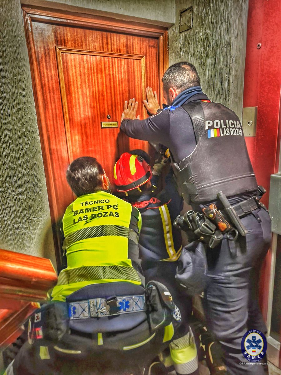 La colaboración entre cuerpos, consigue una vez mas, que un aviso llegue a buen puerto. Todo en beneficio de la persona que solicita ayuda.