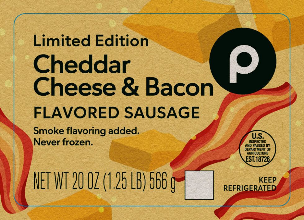 MendolaArtists's tweet photo. Navina Chhabria @StudioTikli does it again for @Publix! Her food illustrations shine on packaging labels for limited-edition flavors of sausages and other meats. 

See more of Navina's food illustrations and packaging work here: https://t.co/CohdyU2RS1 https://t.co/eY5GSlh03m