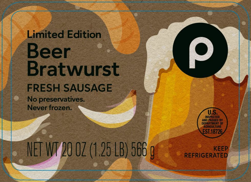 MendolaArtists's tweet photo. Navina Chhabria @StudioTikli does it again for @Publix! Her food illustrations shine on packaging labels for limited-edition flavors of sausages and other meats. 

See more of Navina's food illustrations and packaging work here: https://t.co/CohdyU2RS1 https://t.co/eY5GSlh03m
