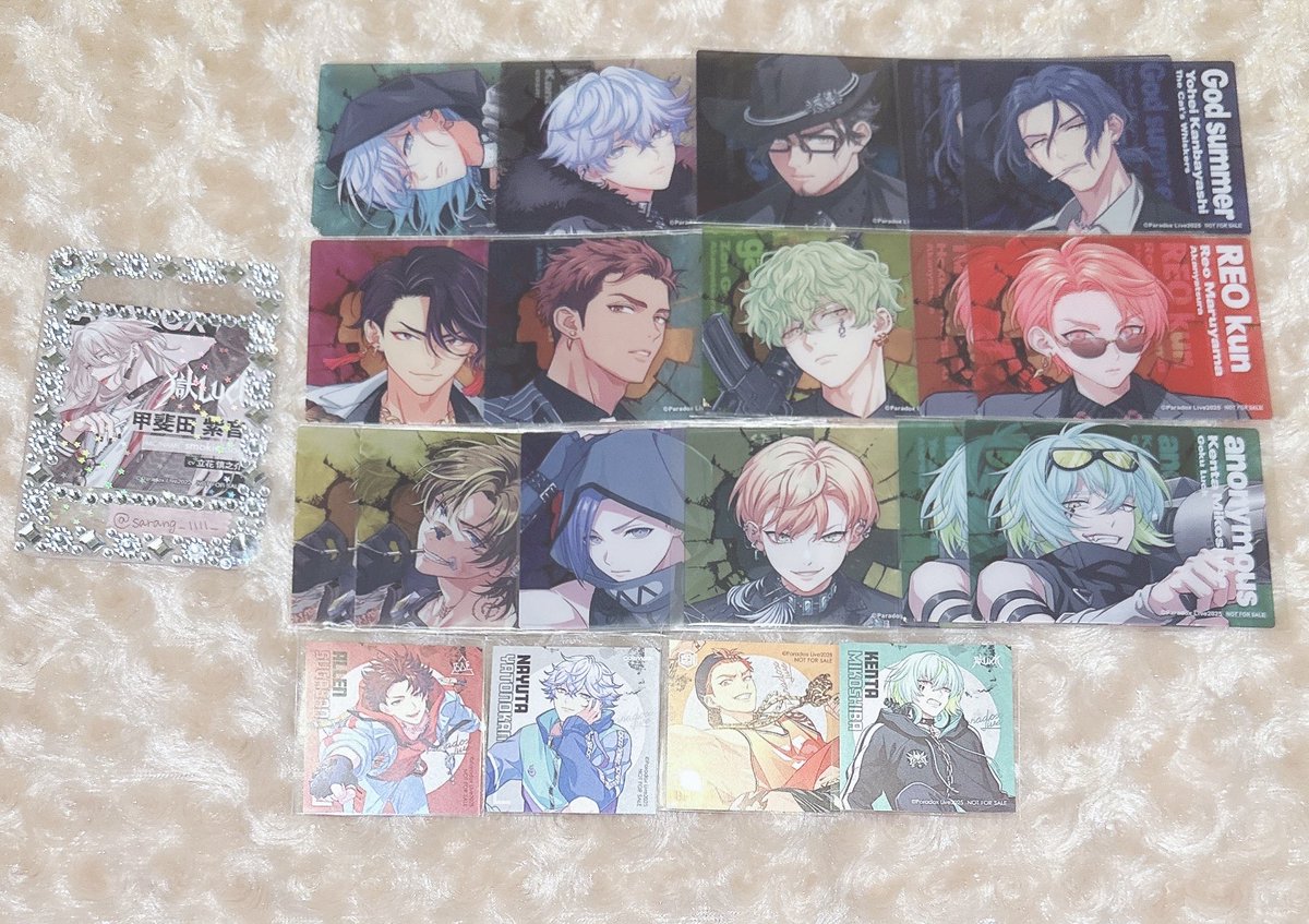 交換】パラライ クリアカード 特典 6周年 譲 クリカ:珂波汰 那由汰