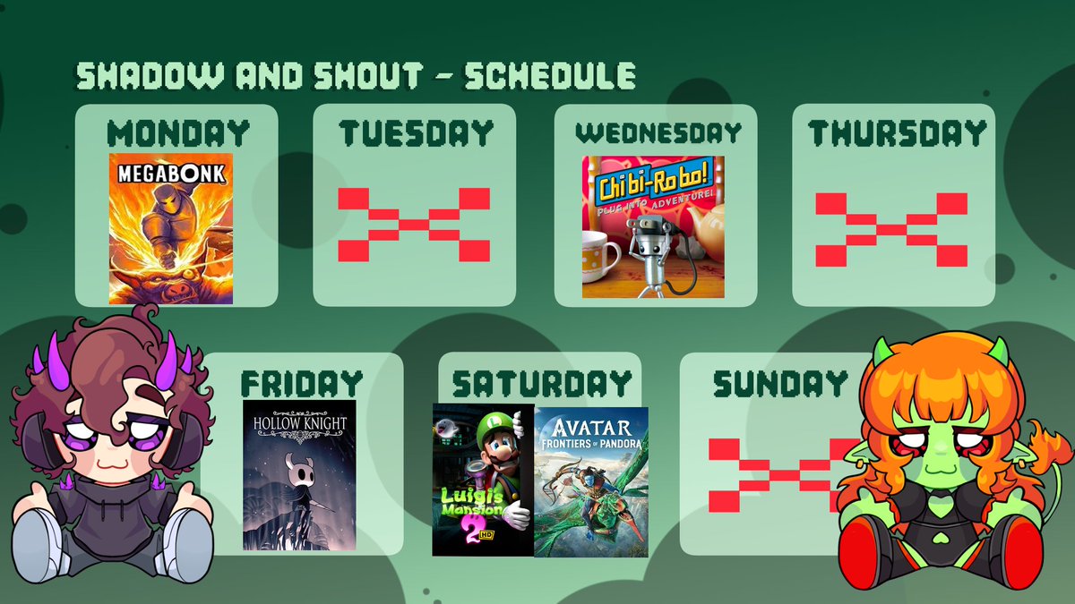 Shadow & Shout | Streamer Duo! 💚💜 (@shadowandshout) / Posts / X