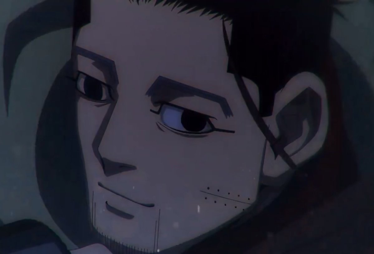 trinketfish's tweet photo. finally ogata glass eye in animation and he looks just as dumb as I hoped https://t.co/ZFj6S6ZK1L