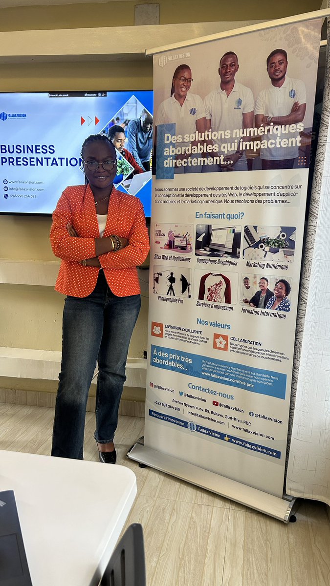 Claudianabag's tweet photo. @juanclod Au #sudkivu, trop d’entrepreneurs ont des idées, du courage… mais pas les bons outils, pas la bonne structure, pas la bonne visibilité.

@fallaxvision existe pour ça.
Transformer des idées fragiles en projets solides, visibles et rentables grâce au numérique. https://t.co/dYW4FfBuhD