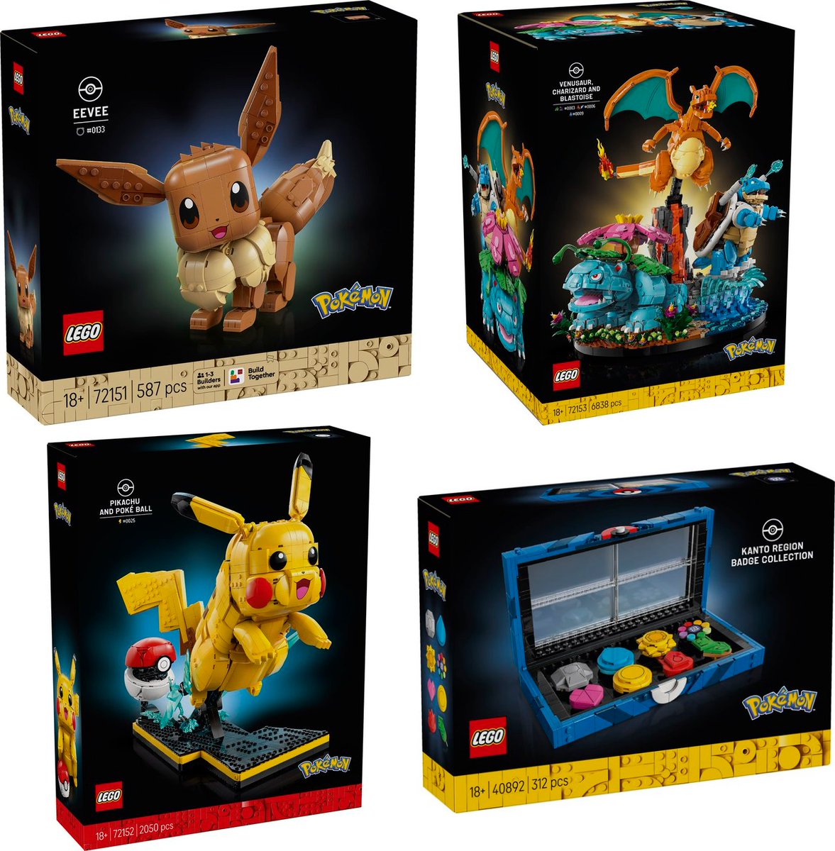 The first official Pokemon Lego sets have been revealed! - Pikachu
