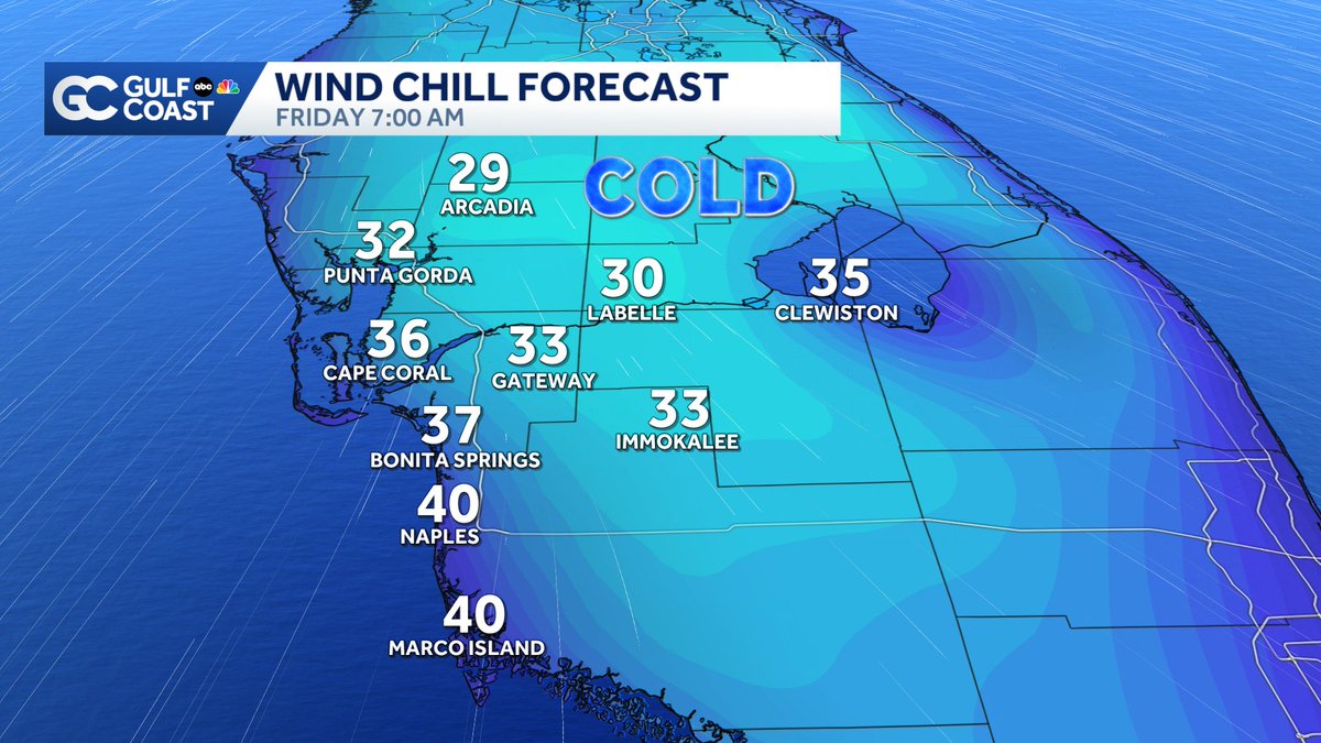 JasonDunning's tweet image. A LOT of changes on the way to #swfl this week! First, we'll finally have some rain coming our way Thursday, then some much colder air to end the workweek🥶Count on @GCNNow to keep you updated.