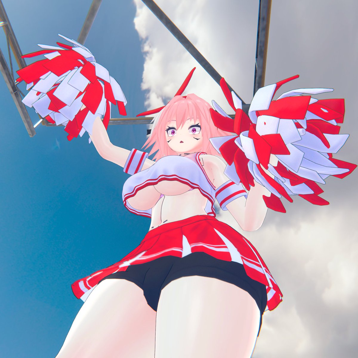 Pov: descubres que la porrista vino armada v: