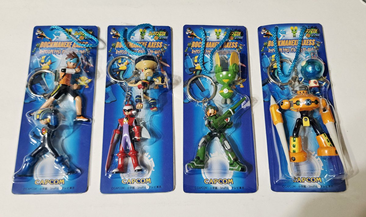 激レア ロックマンエグゼ アクセス ダブルフィギュアキーホルダー ロックマンエグゼ アクセス ダブルフィギュアキーホルダー - メルカリ