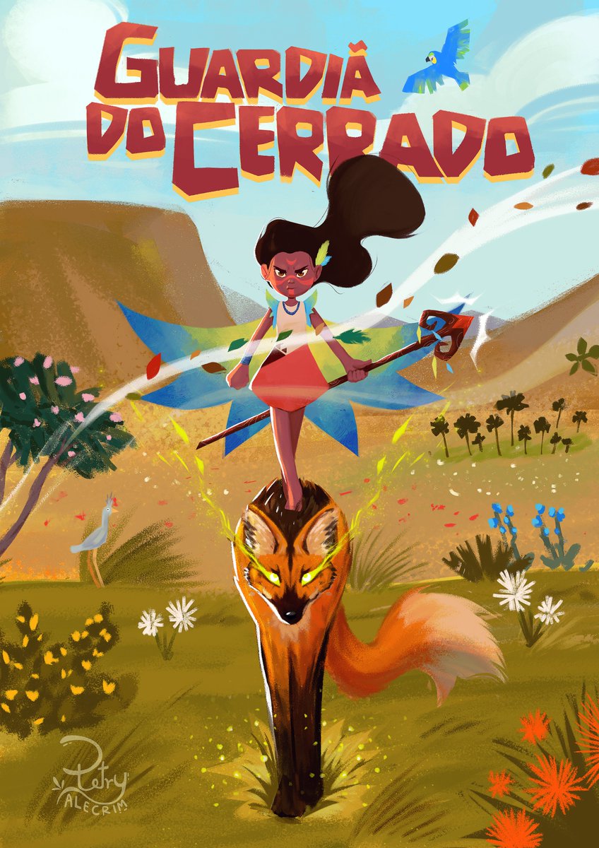 Capa de livro para a guardiã do cerrado