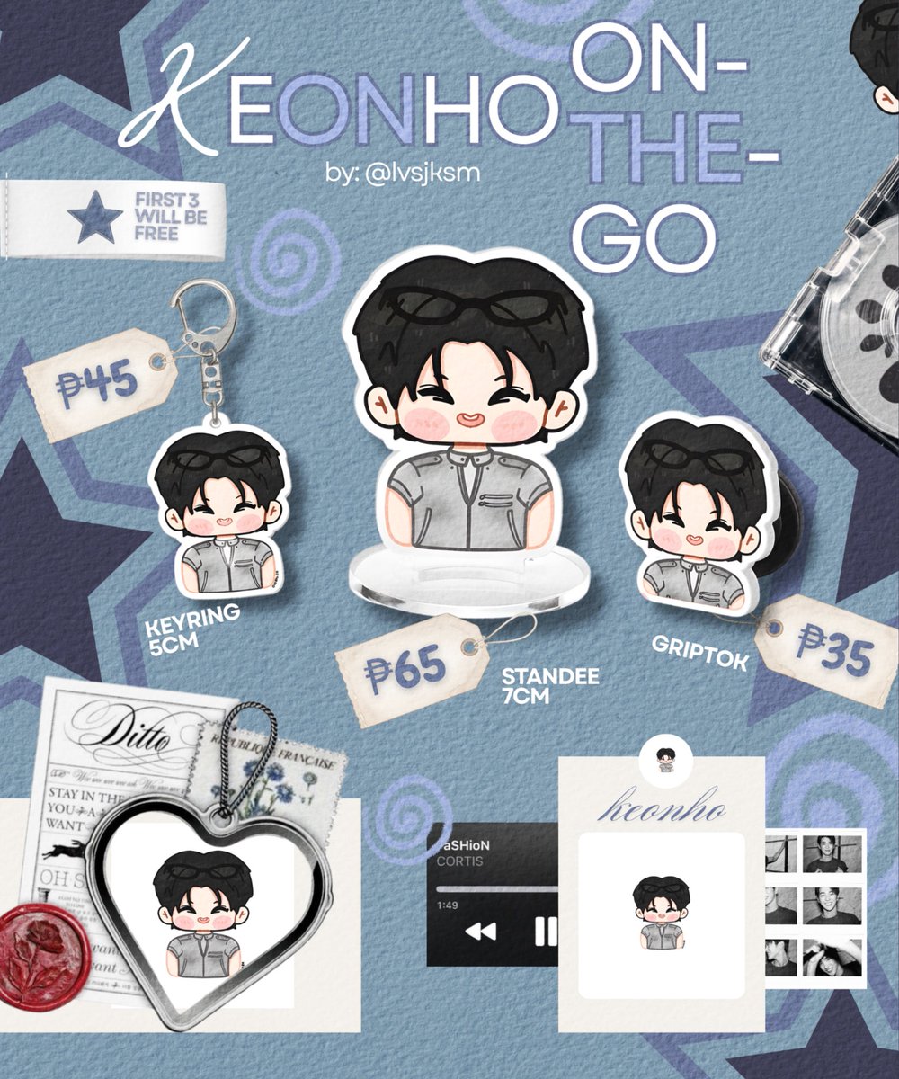꒰ wts lfb ph go #jksells ꒱ 

✦  🎧⁔ KEONHO-on-the-GO⁔ 💿✦ 

✷  Cortis Keonho Acrylic ~
          by <a href="/lvsjksm/">jia ☁️</a> 

FIRST 3 ORDERS WILL BE FREE ! 💞

🗓️doo/ dop: 02.05.26; 8PM

🌎 open ww ! intl go = dm

ORDER FORM ➡️ forms.gle/ALcmcwEZpSGPJJ…

cortis keonho seonghyeon martin