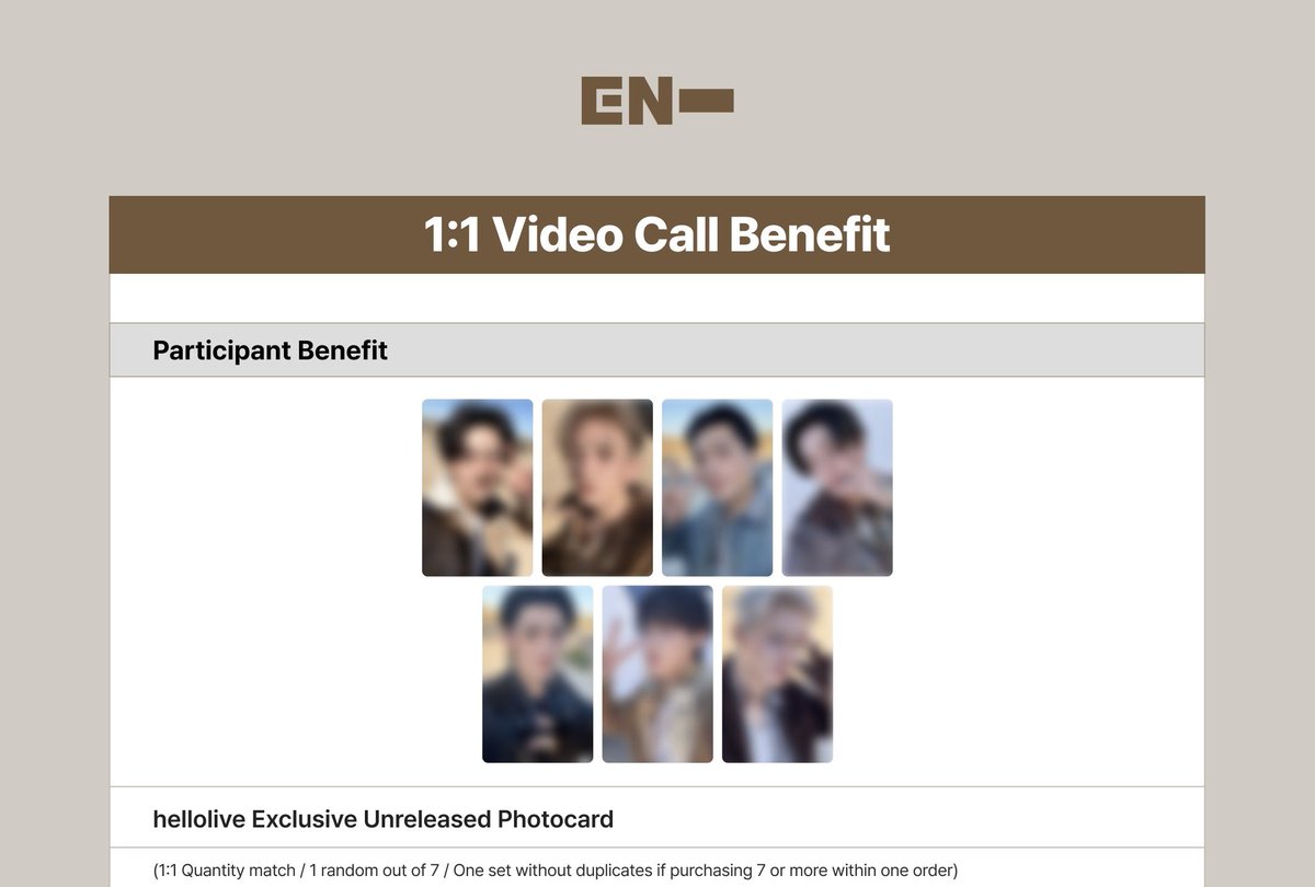 ENHYPEN 'THE SIN : VANISH'🦇 サイン会, ラキドロ特典 Qoo10にて予約