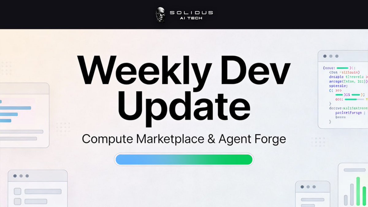 AITECHio's tweet photo. Weekly Dev Update!

The devs have been busy. Here’s what they’ve been cooking across the Compute Marketplace and Agent Forge this week.

Compute Marketplace
• Integrating more international partners
• Expanding global coverage and infrastructure availability
Agent Forge
• Forge overhaul in progress
• 16 new integrations coming, reaching 70+ native integrations
• Exploring the x402 protocol for a pay-as-you-go model
• Building click-and-deploy workflows
• Expanding the workflow library for faster agent deployment

More updates to follow as development progresses.