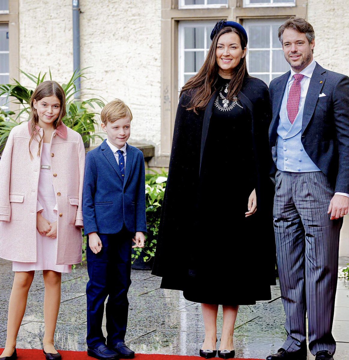 royalchildren_'s tweet photo. #PrinceFelix #PrincessClaire #PrincessAmalia and #PrinceLiam attend Te Deum mass on the occasion the Abdication ceremony of Grand Duke Henri and the Accession to the throne of Grand Duke Guillaume V of Luxembourg, in Notre-Dame Cathedral in Luxembourg 👑🇱🇺 -October 5th 2025. https://t.co/wMS9xzBwB0