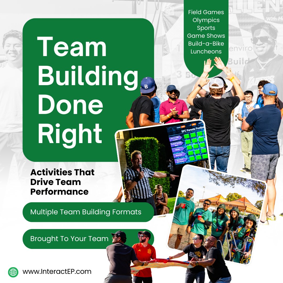 InteractEvent's tweet photo. Team building is effective when it’s tied to how teams collaborate day to day. https://t.co/hfdTLWXEpX