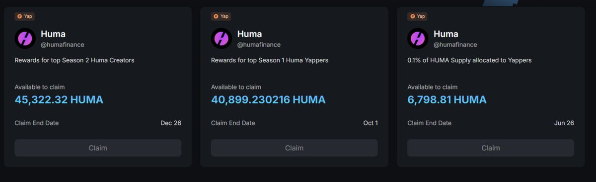 Tush736's tweet photo. Want to earn 95K $HUMA like I earned in 6 months?Let's find out how.

Saw first Glimpse of @humafinance
At Catstanbul 

Later CT started talking about Huma Finance on X , didn't know they have a Creator Campaign going on X rewarding 0.5% of supply .

I gained some MS by being a replying to some post  20 days after TGE ,I got Registered on Kaito.

I was new to @KaitoAI back then and didn't know how the platform works,Came to know I'm eligible for 6700 $HUMA was surprised 🙀.

I thought if doing nothing has landed me this ,what if I started creating around them.

I started posting daily within a week in the top 50 on 7D leaderboard .

Next drop Sept 26 got 40800 Huma being in top 50 on both the 30D & 3M LB .

After Sept made into Huma Content Academy.

Next drop got 45k+ Huma this time for Top 30 ranks.

How did I gain these Ranks quickly❓

~Being a reply guy
~Creating quality content 
~Showing up Daily 
~Research

6 weeks left for the next drop date ,I am aiming for the Top 15 Spots.

2 more seasons left have you secured your leaderboard ranking?
Comment below 👇