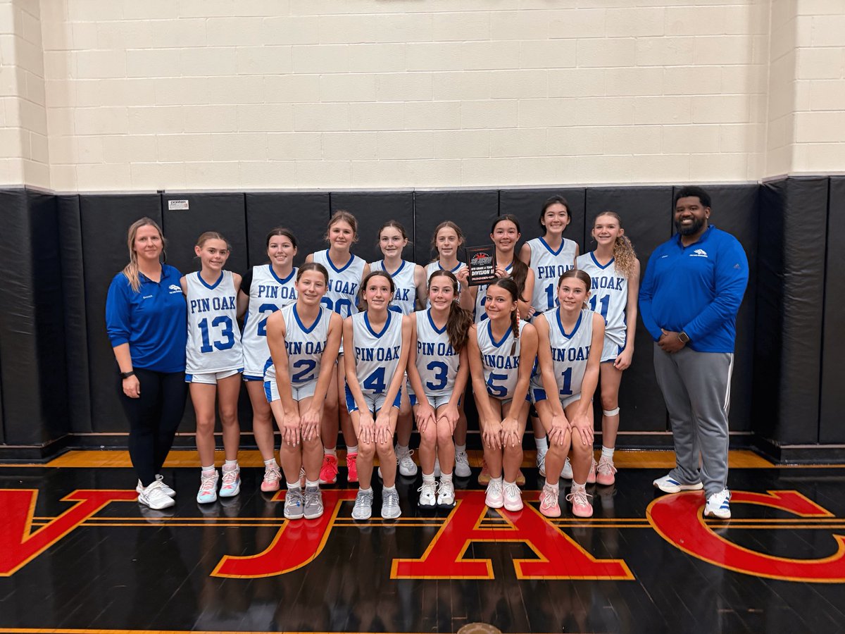 Huge congrats to our 8th grade girls for earning 🥈 2nd place at the San Jacinto Basketball Tournament! Incredible effort and teamwork &amp; a shoutout to Coach Krolczyk and Coach Carter for leading the way.🏀🏆 #WeArePinOak #ChargerNation