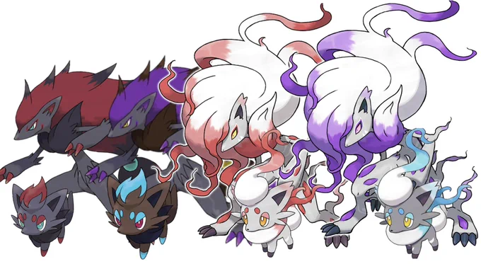 honestly I don't think there'll be a pokemon that will surpass the Zorua line and it's shinies as my favorite Im confident about this even if Gen 10 is coming soon lol