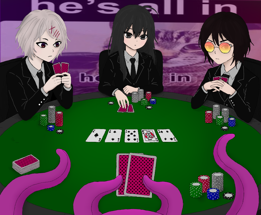 dadayao_o's tweet photo. light poker w/ @goodwaitik @0xbliink and (@re)dacted (he has no idea how to play) https://t.co/dFGZx1cs9D