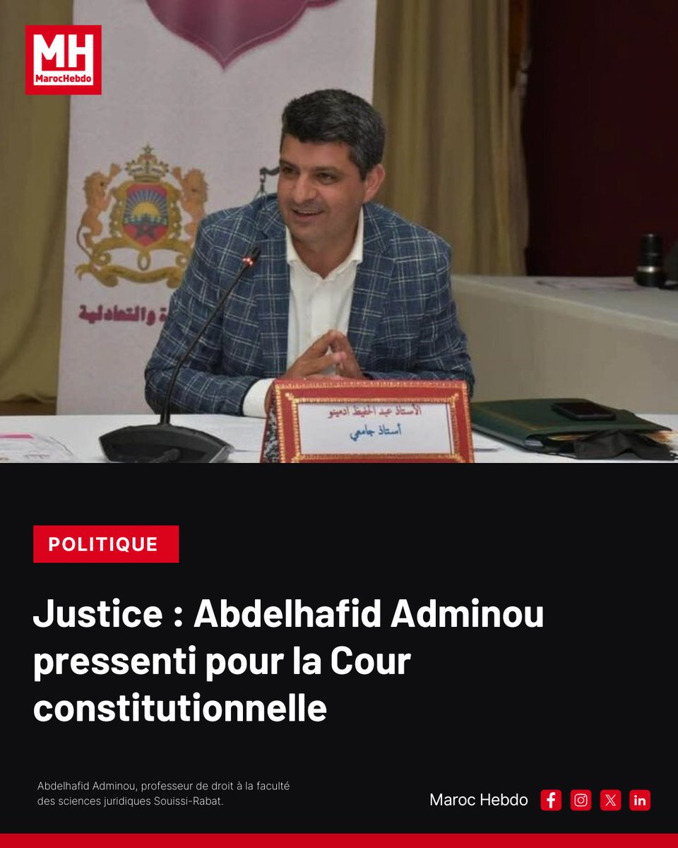 marochebdo's tweet photo. Ses collègues décrivent Abdelhafid Adminou comme un intellectuel pleinement engagé au service de la nation.

➡ https://t.co/dxGMd10PJv

#Hommage #Maroc #Intellectuel #Engagement #Nation https://t.co/jdCMxNn9l9