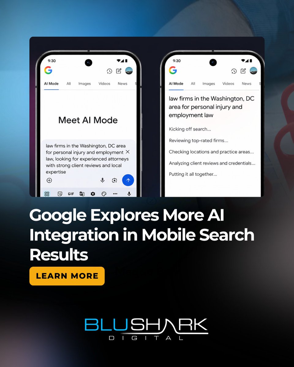 Google Mobile Search is moving to "AI Mode." This shift means more follow-up questions and fewer clicks to your law firm’s website. To stay visible in 2026, you need to be the source that the AI cites, not just a link on page two.
#GoogleAI #LawFirmSEO #LegalMarketing