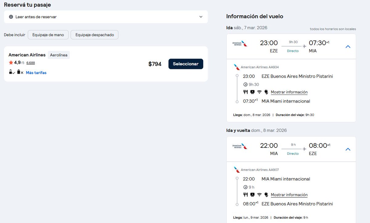 gonzalogorno's tweet image. iPhone en MELI (con aranceles) - $ 1946
iPhone en Apple Miami - $ 1099
Diferencia: $ 847

Vuelo American Airlines (en el día): $ 751
Me sobran 96 USD para desayunar y almorzar antes del regreso.

ESTO SE TIENE QUE TERMINAR EL 15/01