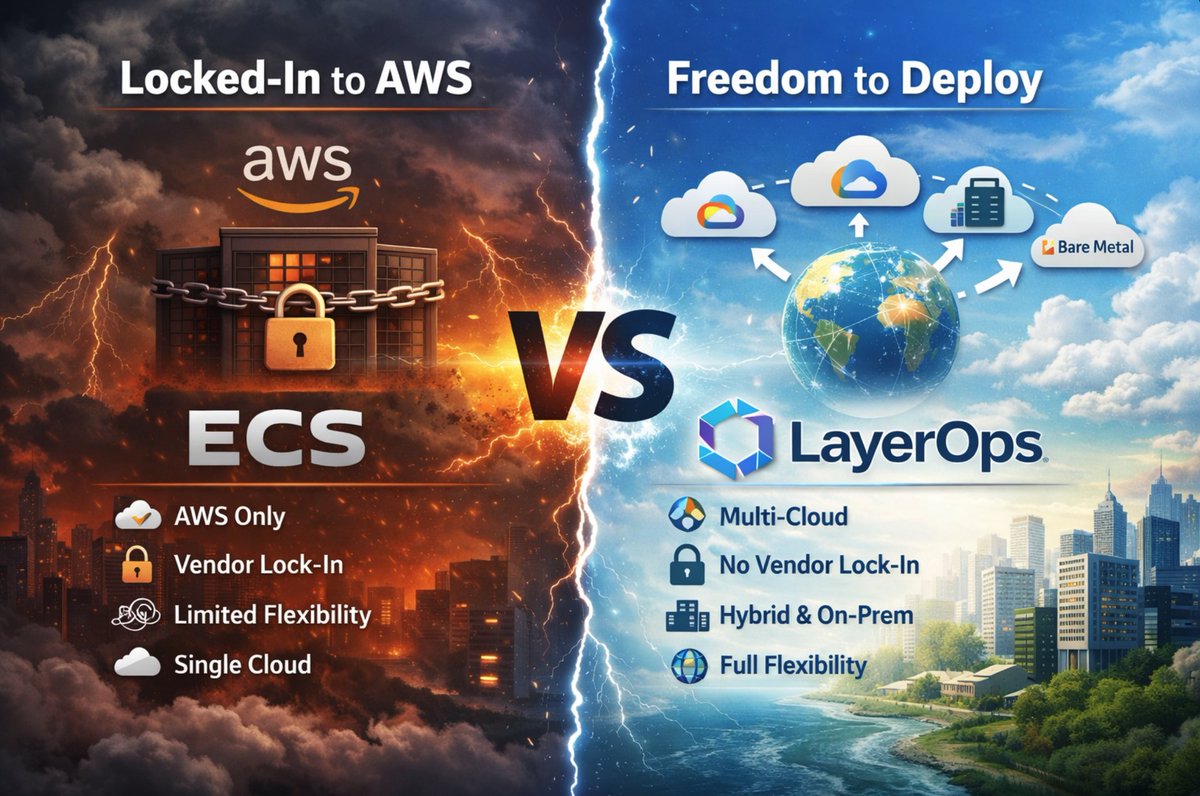 Le vrai sujet n’est pas technique.
Il est stratégique.

-> Optimiser une dépendance
ou
-> reprendre le contrôle de son architecture

#cloud #multicloud #hybridcloud #containers #souverainete #vendorlockin #LayerOps #AWS