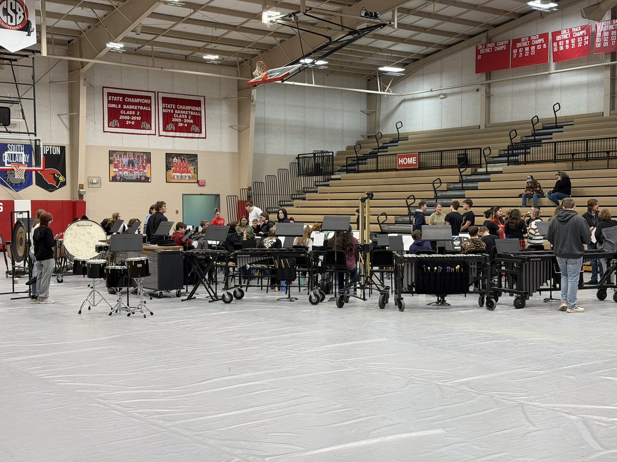 CentralState8's tweet photo. Harrisburg with Mr. Kevin Fearn is hosting the Central State 8 Conference Band Day. 

The concert will be performed at 2:00 pm at Harrisburg HS in the gym. #CS8 @R_VilleStudents @ColeRV1 @FayetteFalcons @ActivitiesNbhs @AthleticsSCHS @Linn_Athletics @THSActivities1 @Harrisburgath https://t.co/3K1hxu0xm5