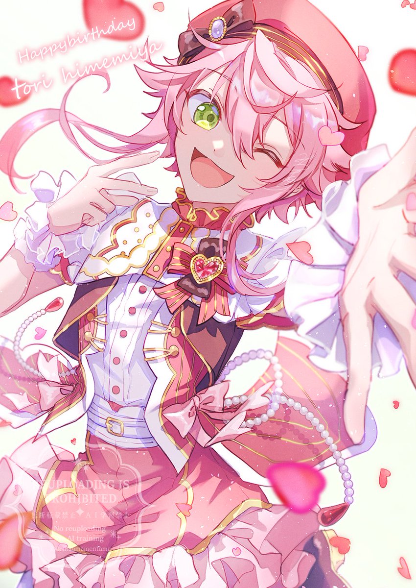 mitsumamentama's tweet photo. 誕生日おめでとう!!🎂🎉✨
#姫宮桃李誕生祭2026 https://t.co/ULn3xRwT3u