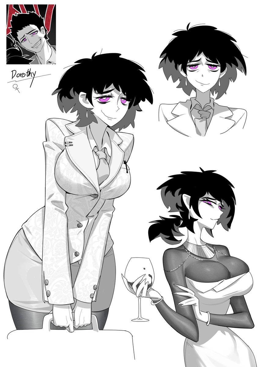 Airloopy's tweet photo. The Graves family in a gender-swapped AU. 
#tcoaal #Mrsgraves #andrewgraves #reneegraves #ashleygraves https://t.co/aiseWST4MP