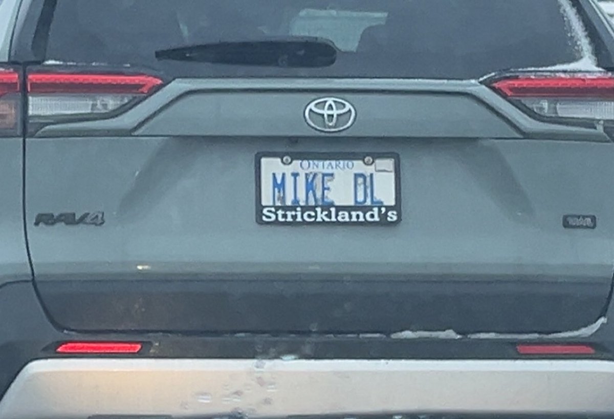 ruthbaderog's tweet photo. this license plate in front of me… I said oh I’m SURE https://t.co/ujSDPObMLJ