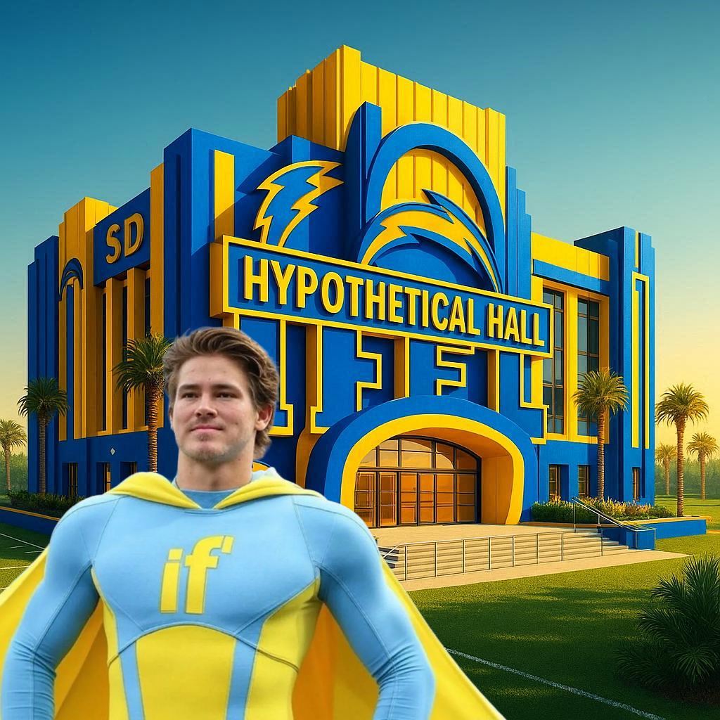 TheListFinsPod's tweet photo. @PatMcAfeeShow @tyschmit #IDontWantToOverreactBUT IF Justin Herbert had an elite OL, elite skill positions and an elite defense he MIGHT have been able to win last night #IFman https://t.co/SZ85EjNQIc