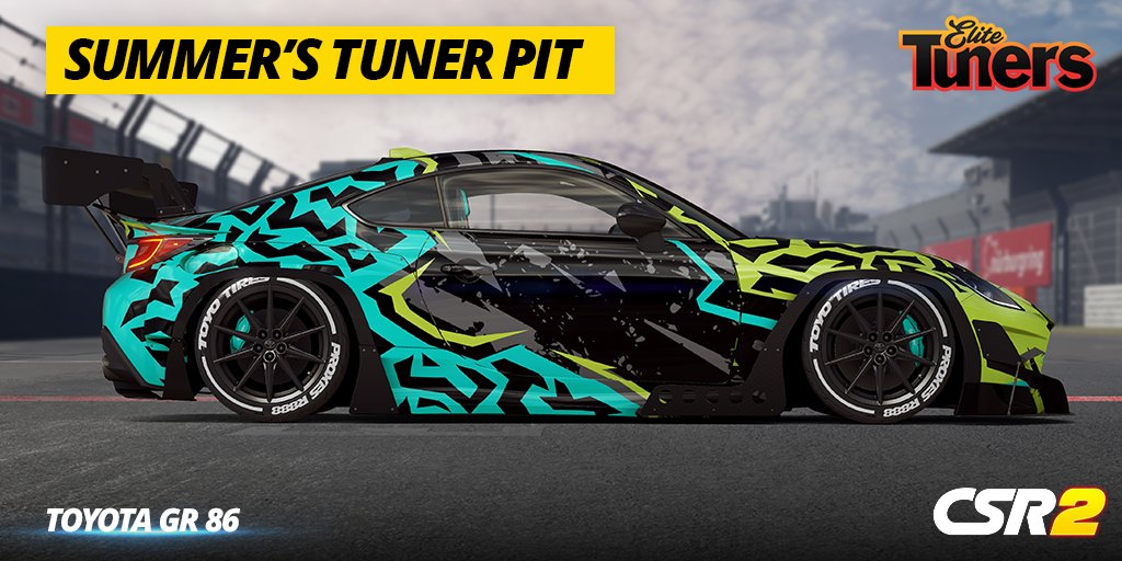 CSRRacing's tweet photo. Get back to the garage. 🛠️🧬 There’s still time to tune, upgrade, and refine the Toyota GR 86. Summer’s Tuner Pit is live — make every adjustment count.
Play #CSR2 here: https://t.co/s9Ydj9Cxp0
#EliteTuners #CarTuning #Toyota #TunerPit https://t.co/rkXye50uIL