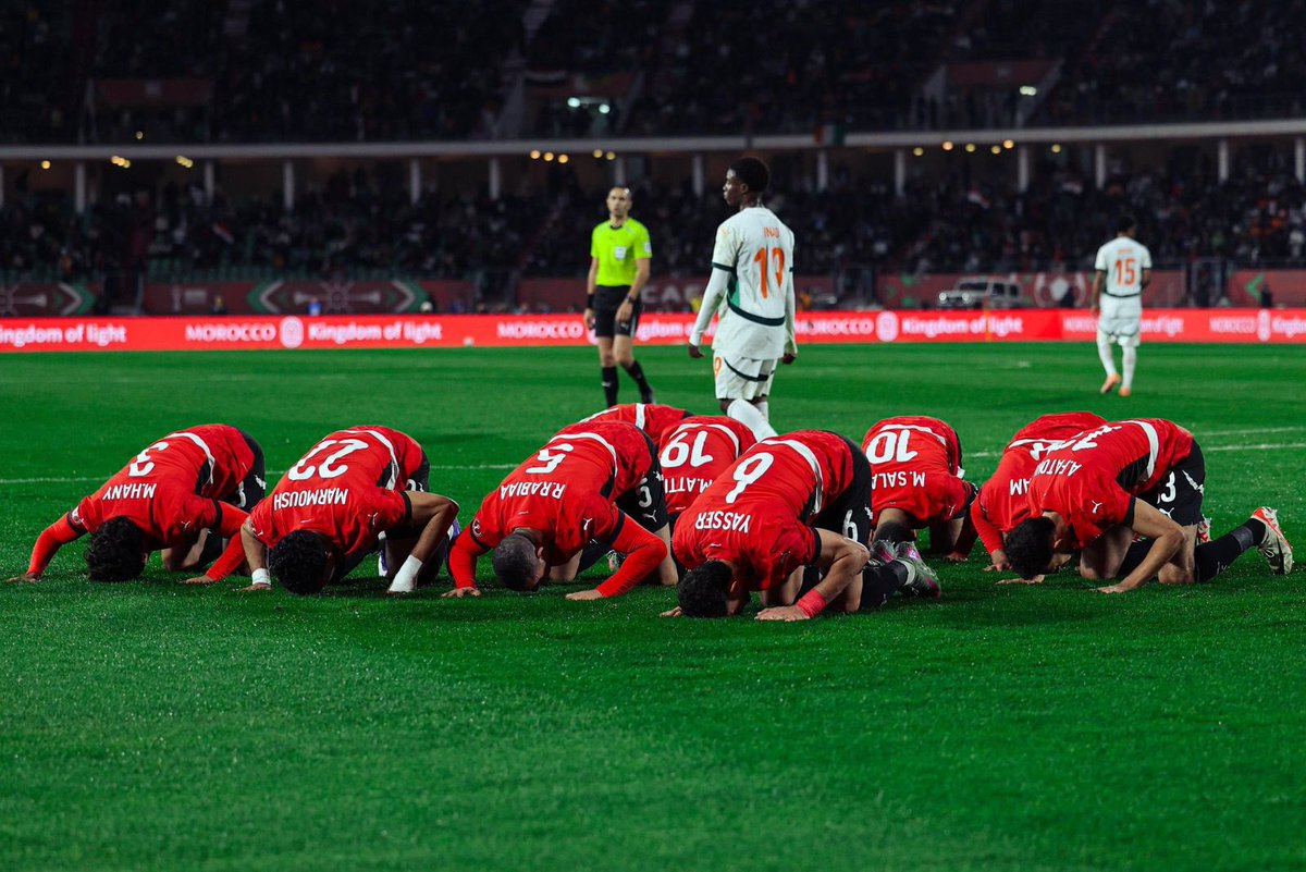 BrotherRasheed's tweet photo. Faith on the Field: Who Gets to Represent the Nation?

A friend recently drew my attention to the fact that at least two players in the Moroccan national team are Christians, which highlights the importance of diversity in sports.

One example is Brahim Díaz, the star of this AFCON. He was born to a Moroccan father and a Spanish mother. Earlier in his career, he was often seen making the sign of the cross before matches, although this has not been noticeable during the AFCON for reasons unknown. His personal religious convictions are not widely discussed, and that is his right.

Another example is Adam Masina, a defender, who publicly stated that he is Christian in an interview with an Italian publication in 2015. This shows that religious minorities can and do represent Morocco at the highest level.

When religious diversity is accepted and not excluded, everyone benefits — sport becomes a unifying space rather than a divisive one.

By contrast, Egypt has around 20 million Coptic Christians, and it is statistically certain that there are talented footballers among them. Yet, for unclear reasons, Coptic Christians are virtually absent from the national team. The team is often portrayed using religious symbolism, sometimes referred to as “Mintakhab Al-Sajidine” (“the team of those who prostrate”). Including Christian players would challenge that religious branding — and perhaps that is precisely the issue.

True national teams should represent all citizens, not just one religious identity.