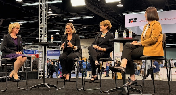 IntFreshProduce's tweet photo. IFPA joined #AFBF26 this weekend to highlight the International #YearOfTheWomanFarmer. IFPA's Alexis Taylor joined Krysta Harden - @USDairyExporter, Karla Thieman - @JBSFoodsUSA, and Isabella Chism - @FarmBureau Women’s Leadership Committee, to focus on the power of grassroots. https://t.co/oy35KKzgdG