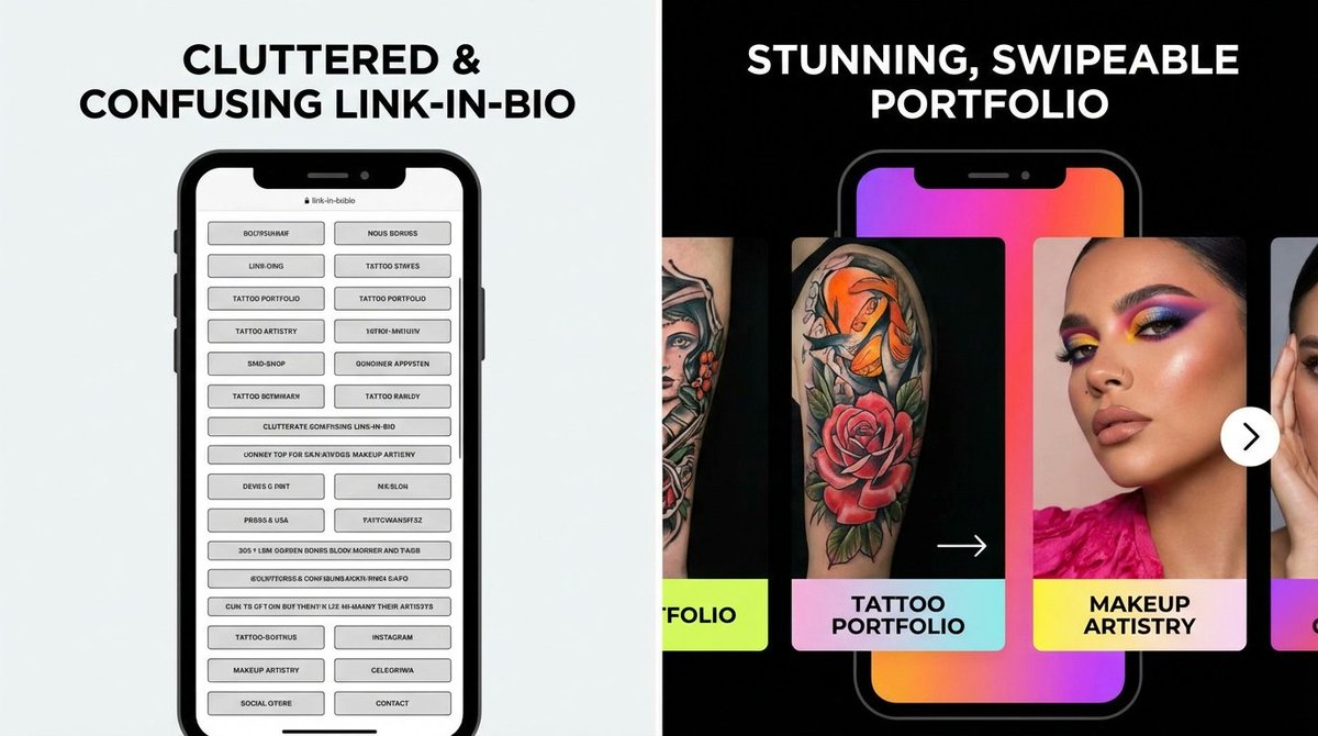 joinoutline's tweet photo. Swipe, show off, get booked! https://t.co/lqeQH2e8tJ helps visual creators turn organized portfolios into more clients: no link lists, no hidden work. $4/month, always simple. Ready for clients to see your true style? #OutliDotNe #visualcreators https://t.co/9aPWbeT5nl