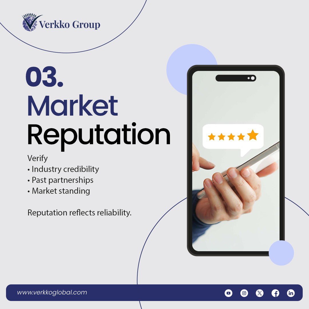 VerkkoGroup's tweet photo. Before signing any JV or merger, choose a partner who moves in the same direction as your business.

Verkko helps you evaluate partners across strategy, finances, reputation, operations, and compliance so you can build with confidence.

✅ Strategic alignment of goals and vision
✅ Financial stability for sustainable growth
✅ Strong market reputation and track record
✅ Operational synergy in culture, processes, and tech
✅ Legal and compliance fit for long‑term security

💡 With the right partner, every collaboration becomes a growth multiplier.

📩 Ready to unlock success together? DM Verkko Group to explore the right partnership for your next big move.

#VerkkoGlobal #UnlockingSuccess #StrategicPartnerships #MergersAndAcquisitions #BusinessGrowth