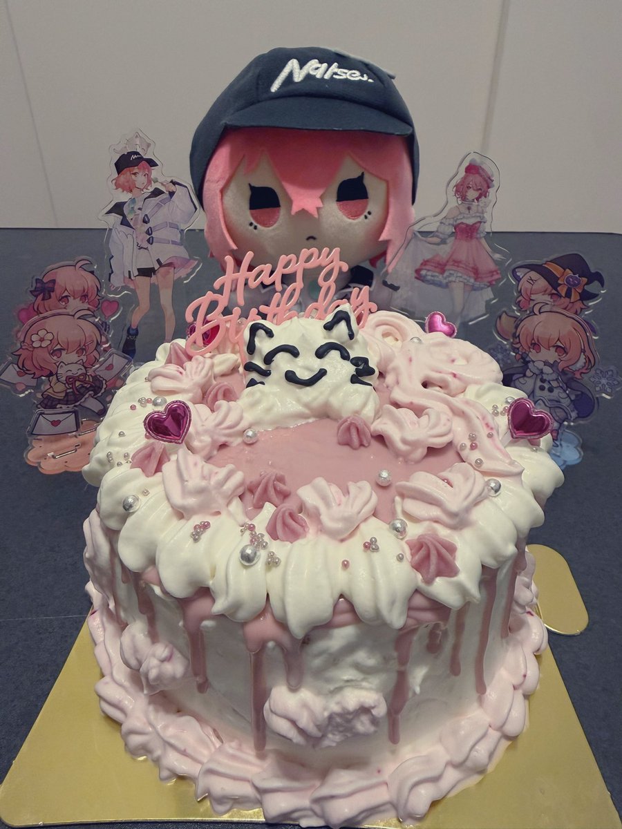ai_0113n's tweet photo. 🍥ちゃん𝙷𝙰𝙿𝙿𝚈 𝙱𝙸𝚁𝚃𝙷𝙳𝙰𝚈✨️
🍥ちゃんが存在してくれてるだけでどれだけ救われて生きる糧になっているか...ほんっとに大好き！これからも一生推し続けます♡そして初めて推しケーキを作ってみた！🍥猫可愛くかけた✨️
 #なるせ生誕祭 
 #なるせ誕生祭2026
 #nqrseちゃん好きと繋がりたい https://t.co/521fGuaOta